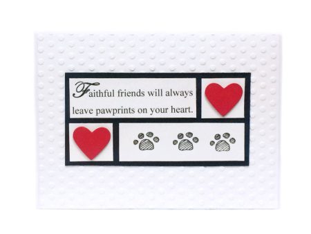 Faithful Friends Sympathy Card Cheap