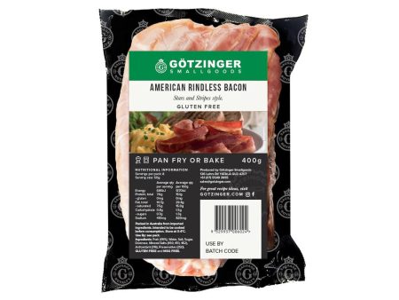 Gotzinger American Rindless Bacon 400g For Cheap