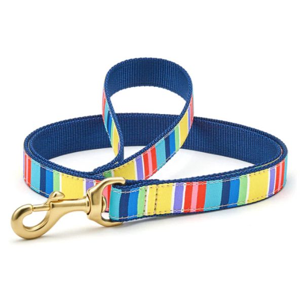 Colorful Stripe Collar Discount