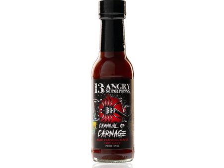 13 Angry Scorpions Carnival of Carnage Hot Sauce 150ml Online now