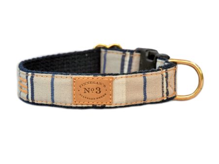 Bold Khaki Stripe Collar Online