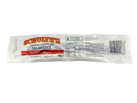 Schulte s 5 Peppers Salami Stick 40g Online now