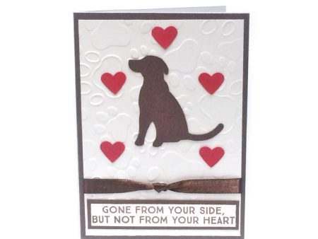 Lab Silhouette Sympathy Card Online Hot Sale