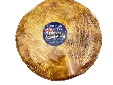 Gislers Chicken Breast & Veg Gourmet Family Pie Online