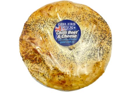 Gislers Chilli Beef & Cheese Gourmet Family Pie Online