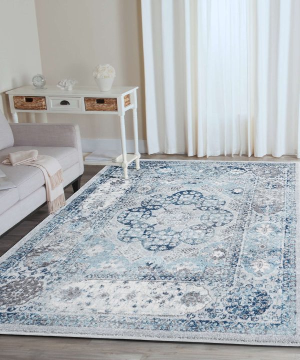 Amer Alexandria ALX-83 Gray Area Rug Collection Online Hot Sale