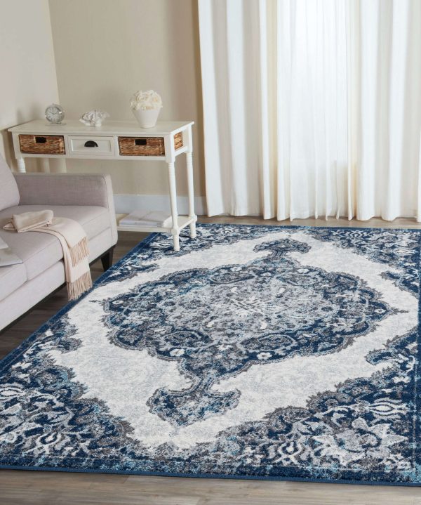 Amer Alexandria ALX-86 Navy Area Rug Collection Hot on Sale