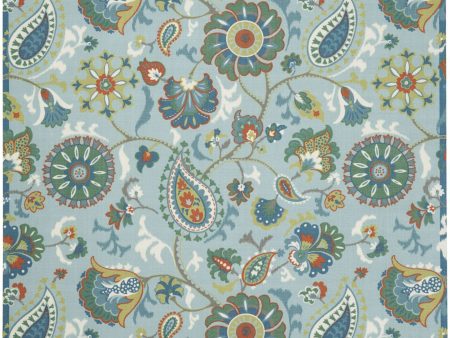 Waverly Sun N  Shade SND73 Light Blue Area Rug Collection Discount