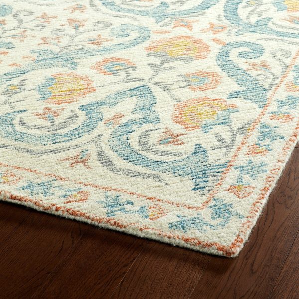 Kaleen Montage Collection MTG11 Teal Area Rug Collection Online Hot Sale