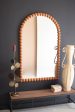 Wooden Ball Arched Mirror Cheap