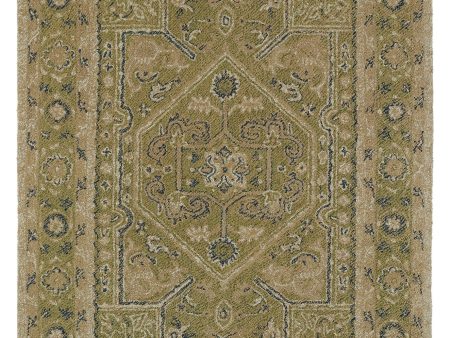 Kaleen Montage Collection MTG07 Green Area Rug Collection Sale