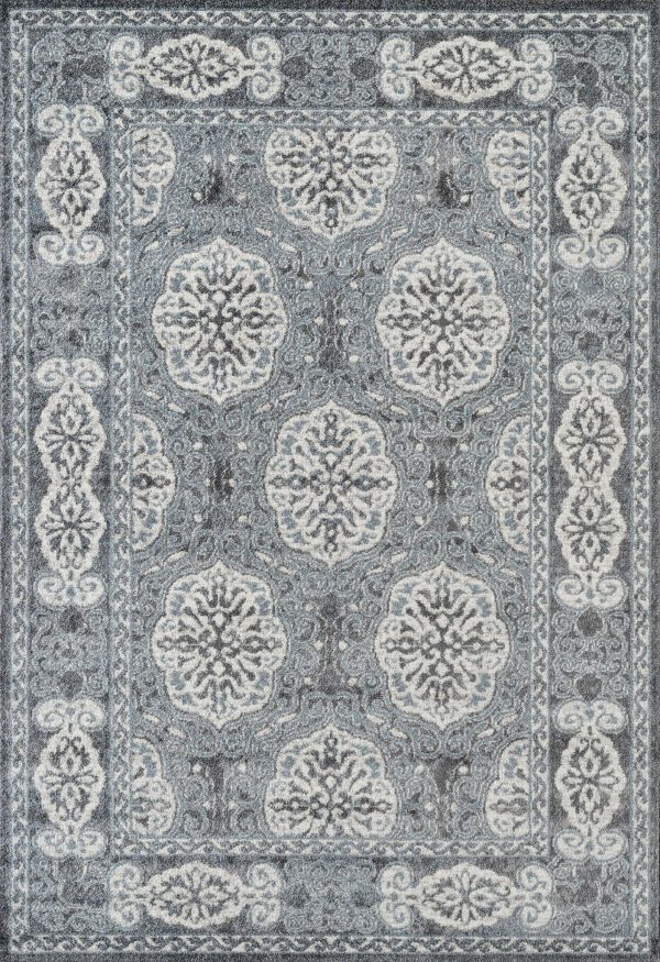 Amer Alexandria ALX-10 Grey-Blue Area Rug Collection Online