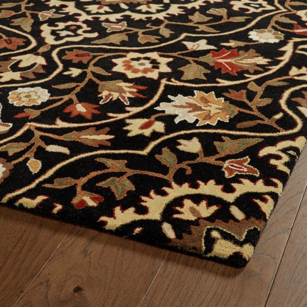 Kaleen Middleton Collection MID06 Black Area Rug Collection Online Hot Sale