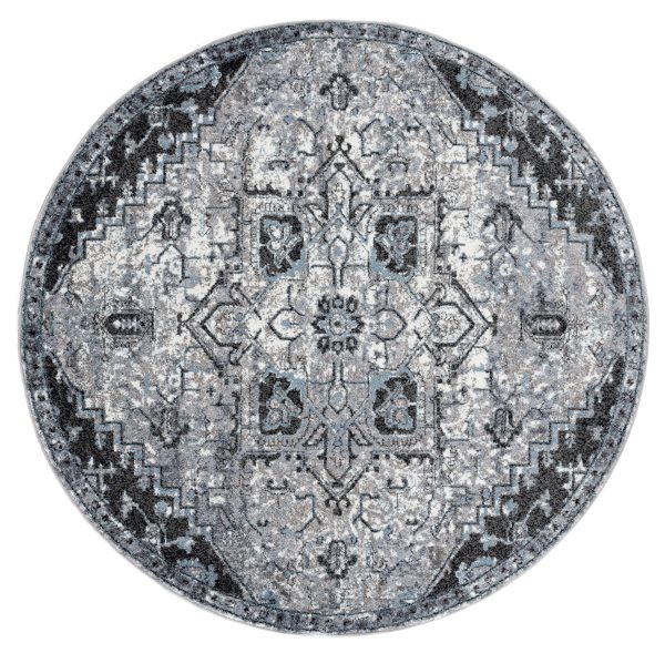 Amer Alexandria ALX-49 Dark Gray Area Rug Collection Hot on Sale