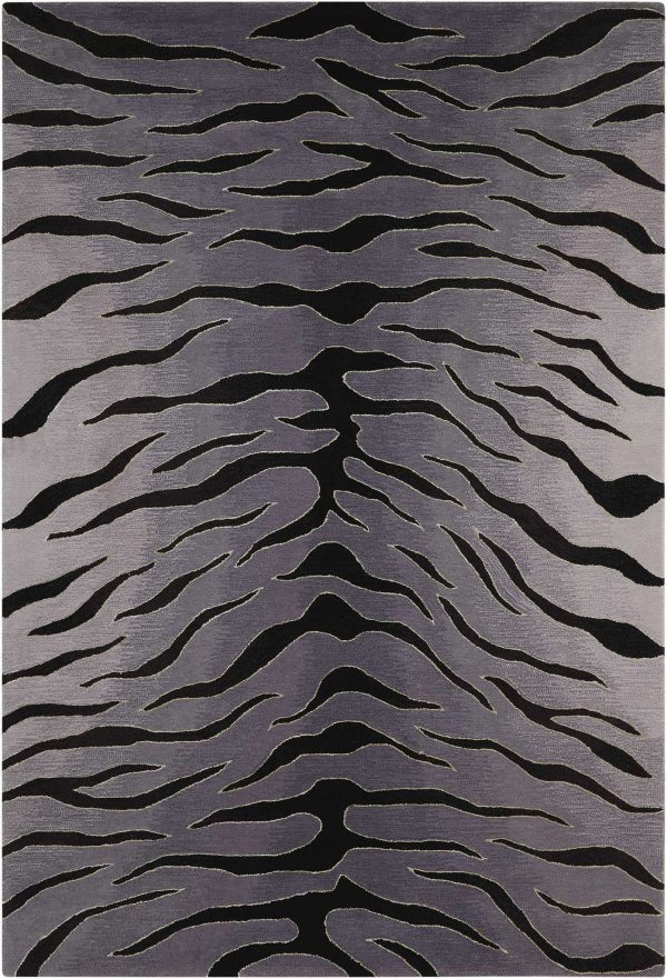 Nourison Contour CON30 Black Grey Area Rug Collection on Sale