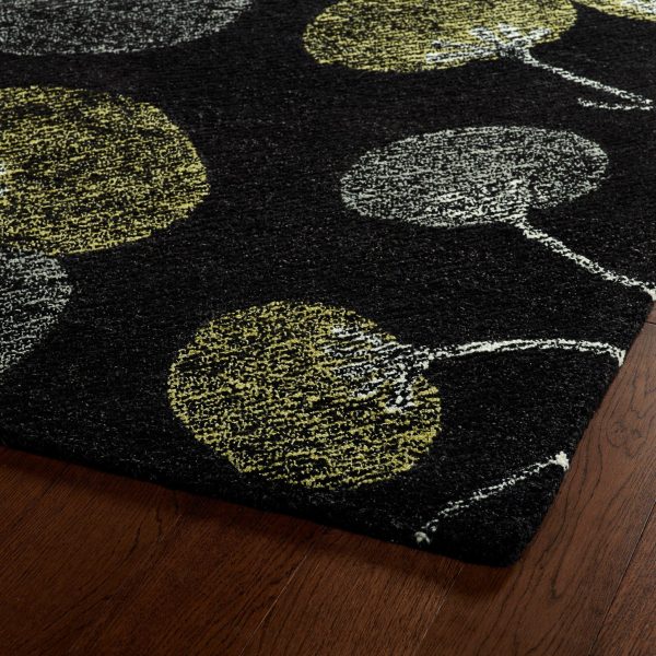 Kaleen Montage Collection MTG05 Black Area Rug Collection For Sale