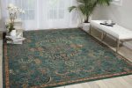 Nourison Nourison 2020 NR204 Teal Area Rug Collection Cheap