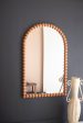 Wooden Ball Arched Mirror Cheap