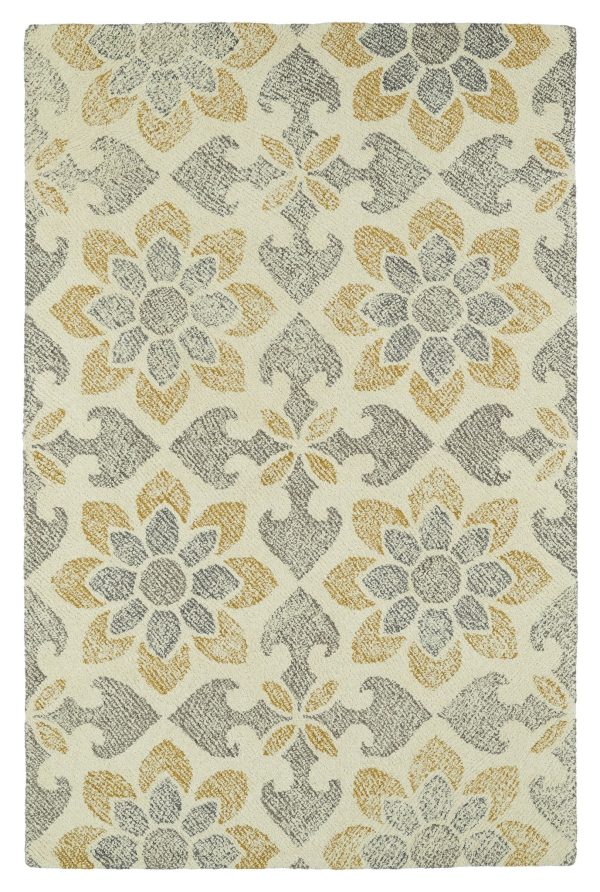 Kaleen Montage Collection MTG02 Ivory Area Rug Collection Hot on Sale