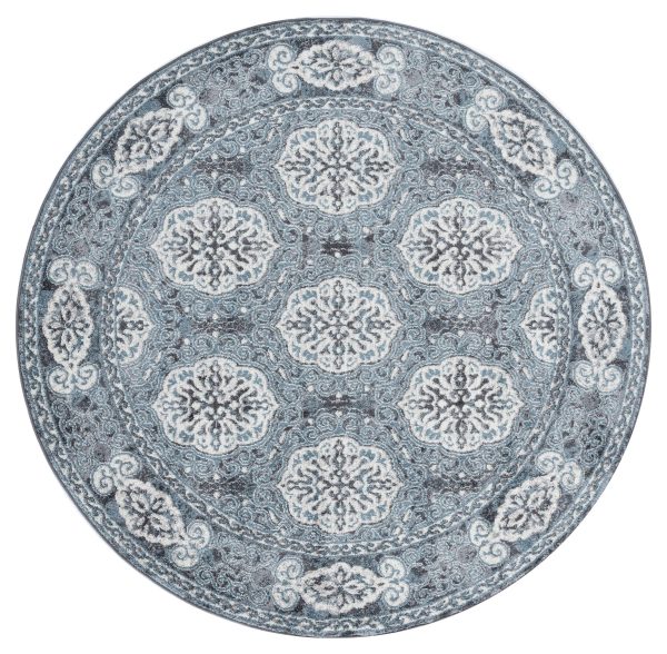 Amer Alexandria ALX-10 Grey-Blue Area Rug Collection Online