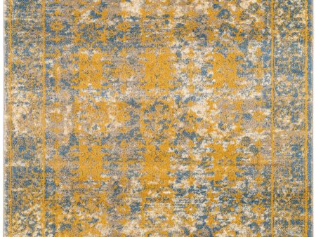 Amer Sanya SNA-4 Yellow-Blue Area Rug Collection Online now