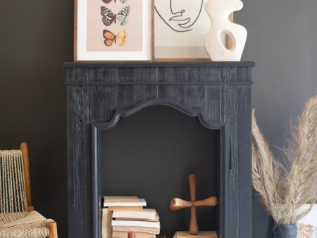 Wooden Mantle - Black Sale