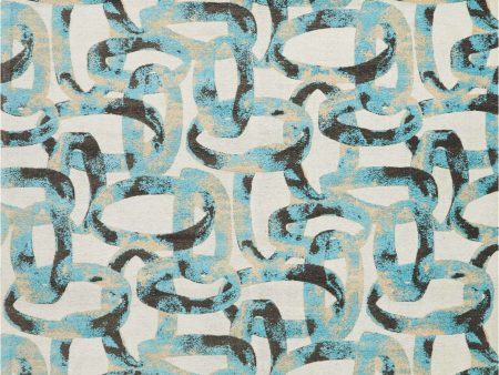 Studio NYC Organic Modern OM004 Midnight Teal Area Rug Collection Online now