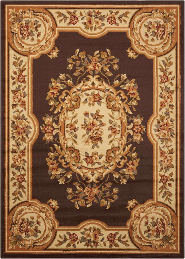 Nourison Paramount PAR37 Chocolate Area Rug Collection Fashion