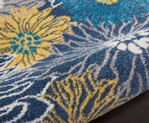 Nourison Passion PSN17 Blue Area Rug Collection Fashion