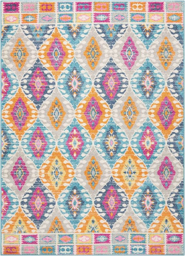 Nourison Passion PSN02 Multicolor Area Rug Collection For Sale