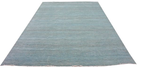 Transitional 8x10 hand knotted rug Hot on Sale