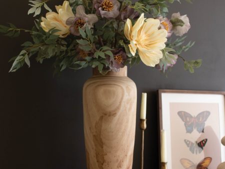 Tall Wooden Vase Fashion