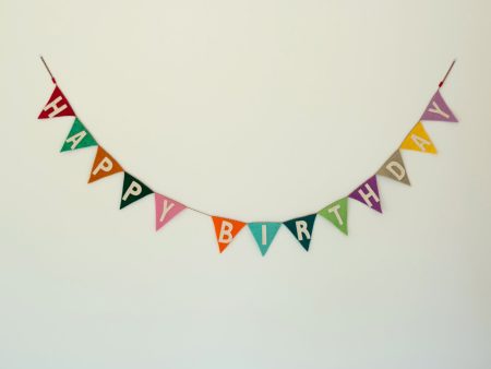 Felt Happy Birthday Garland For Discount