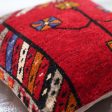 Canvello Antique Handmade Rug Red Cushions - 14 x14  on Sale