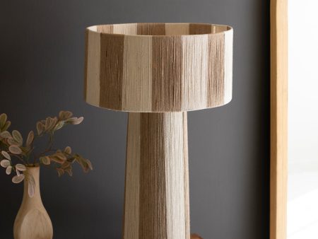 Natural And Khaki Jute Table Lamp With Shade Cheap