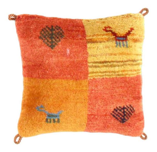 Canvello Lori Baft Rust Orange Throw Pillows - 16 X16  Fashion