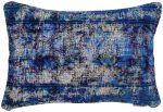 Canvello Antique Rug Royal Blue Throw Pillows - 16 x24  Cheap