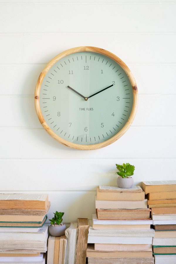 Time Flies Wall Clock Online