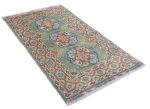 Green Akcha Revival Hand Knotted Rug on Sale