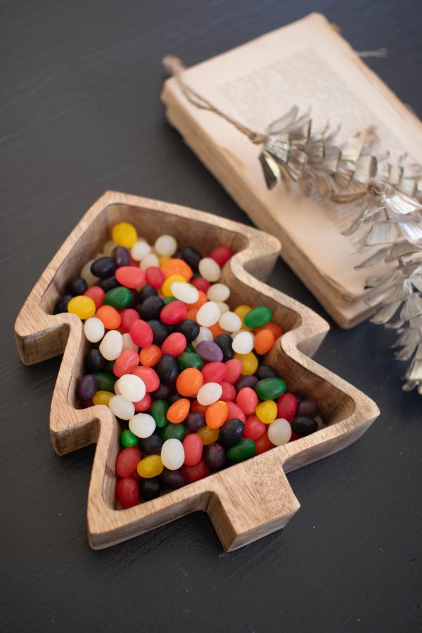 Wooden Christmas Tree Bowl For Sale