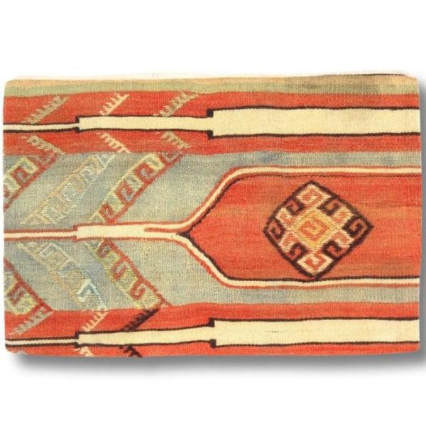 Canvello Vintage Turkish Hand Knotted Kilim Pillow - 16  x 24  Hot on Sale