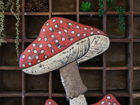 Hand Hammered Metal Mushroom Sale