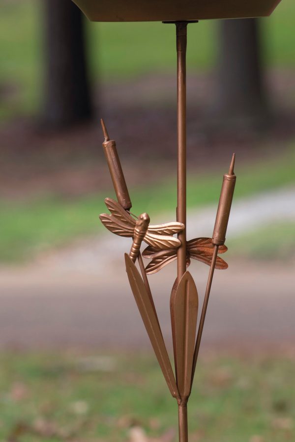 Bird Feeder Yard Stake - Copper Finish For Cheap