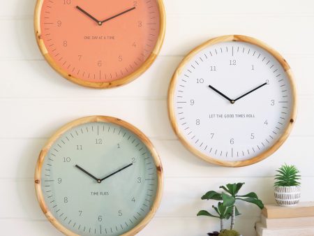 Time Flies Wall Clock Online