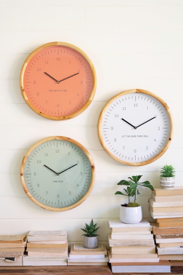 Time Flies Wall Clock Online