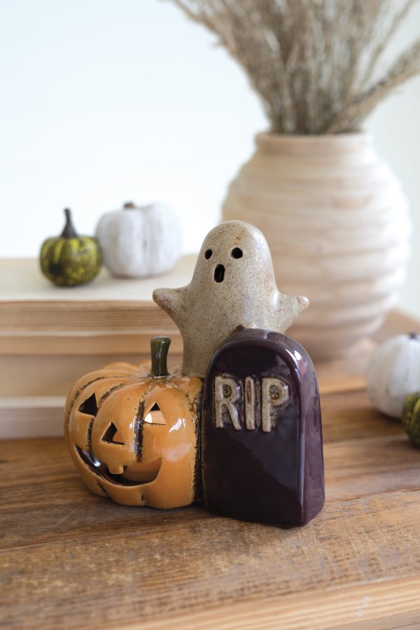 Ceramic Halloween Tealight Holder Online