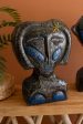 Set Two Hand-Hammered & Painted People Tabletop Sculptures Hot on Sale