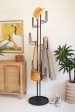 Black Iron Cactus Coat Tower - Kd Not Freight Cheap