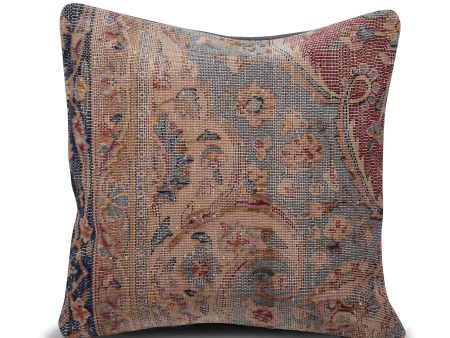 Canvello Antique Handmade Kerman Rug Pillow - 18 x18  on Sale