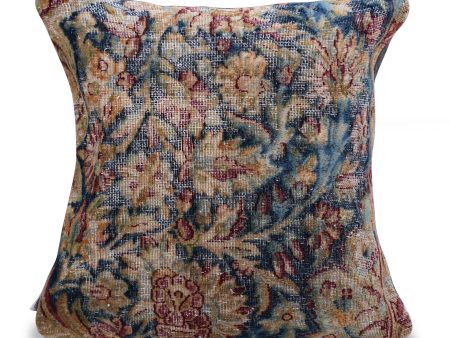 Canvello Kerman Rug Silkroad Throw Pillows - 18 x18  Online Hot Sale